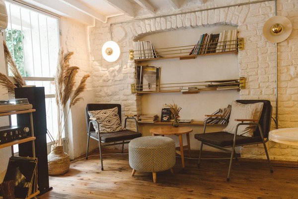 How do you create a cozy and inviting reading nook in a UK home with an awkward layout?